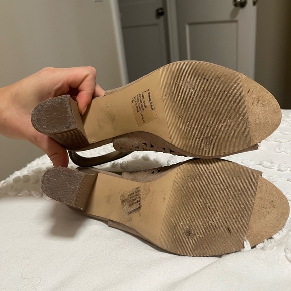 Madden Girl Bloom Peeptoe Block Heel Booties - Picture 5 of 5